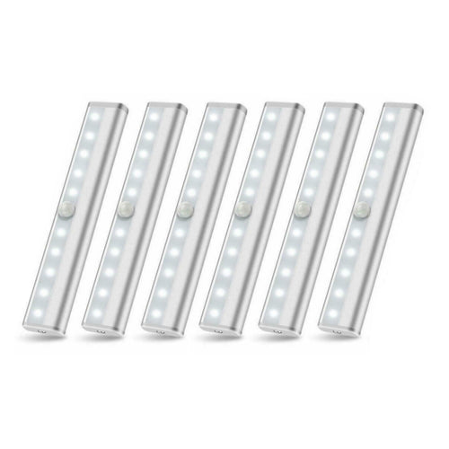 10 LED Motion Sensor Stick-on Light Bar (3 Pack)